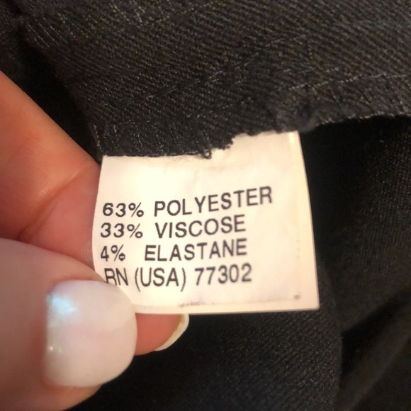 Zara TRF Double Zip Up Black Pencil Mini Skirt Size 8 - Picture 14 of 14